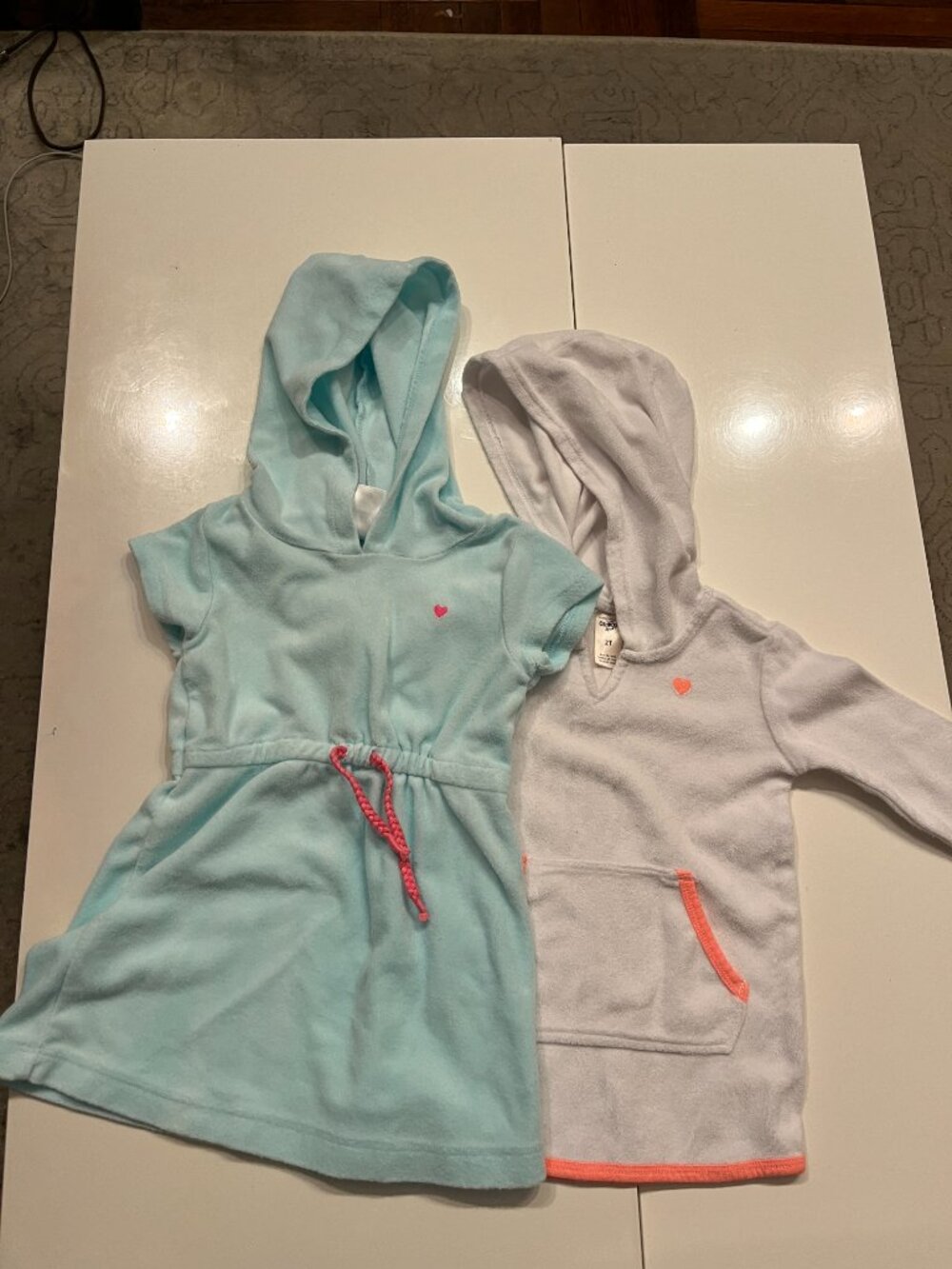 Swim Cover Up Bundle for Girls Size 2T - Carter's and Oshkosh